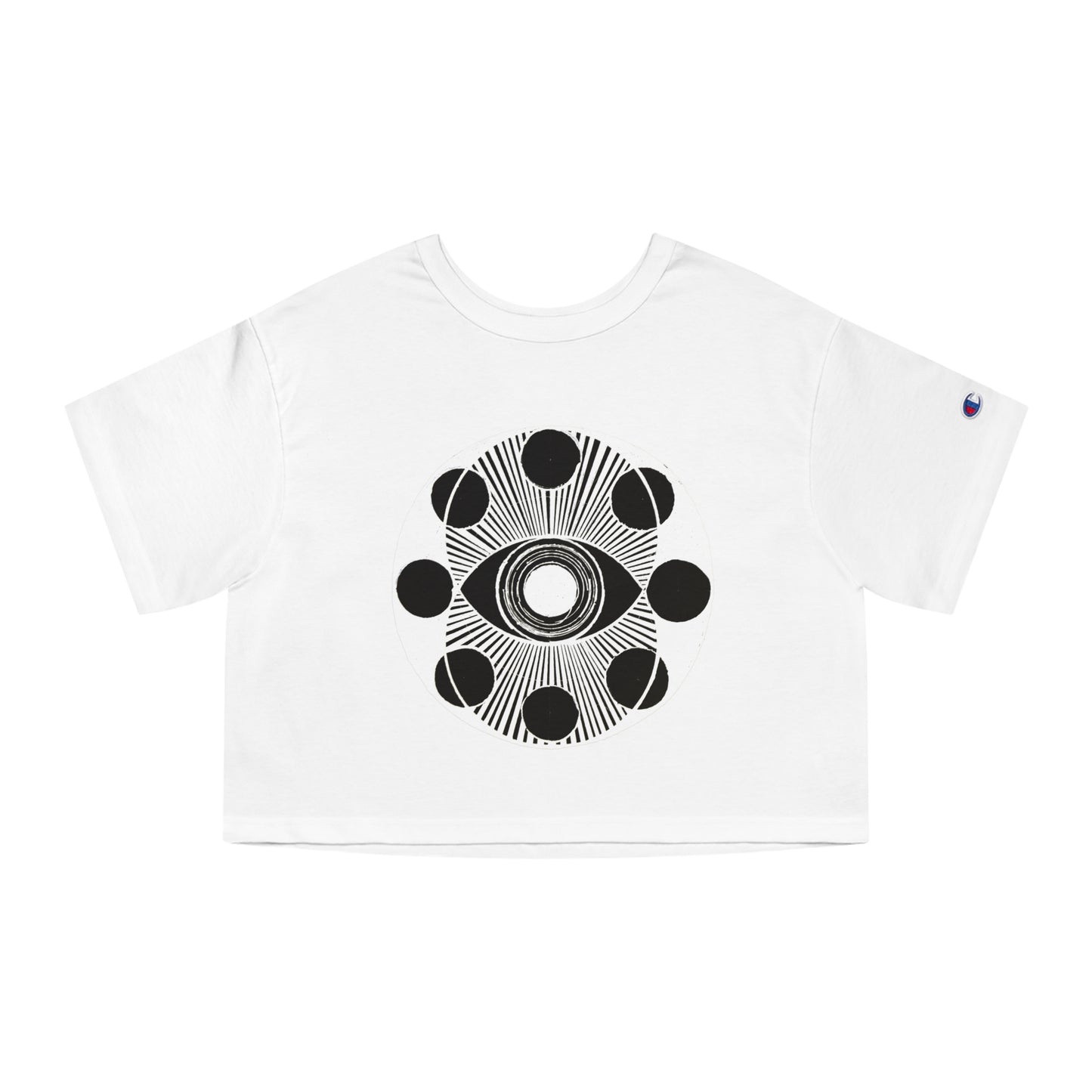 DMB Sigil Cropped T-shirt white-on-black