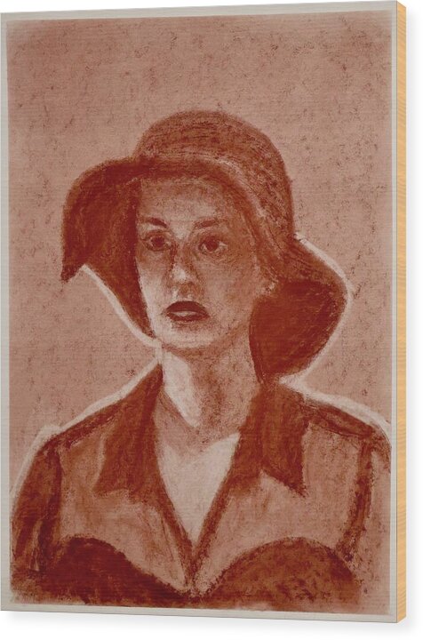 Portrait of Unknown - Wood Print