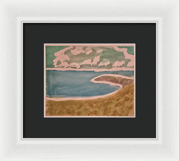 Waves off Betterton Beach - Framed Print