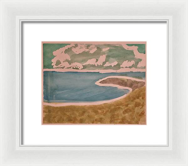 Waves off Betterton Beach - Framed Print