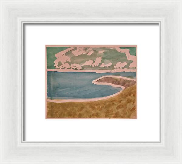 Waves off Betterton Beach - Framed Print