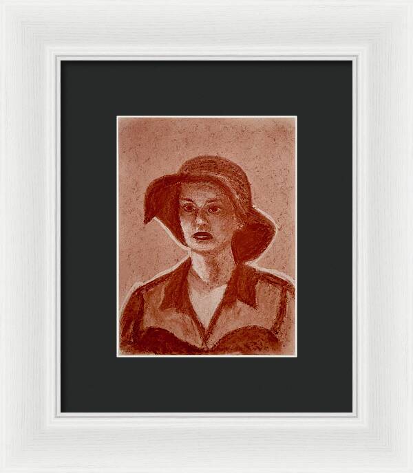 Portrait of Unknown - Framed Print