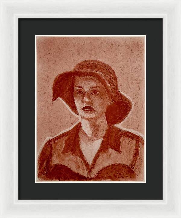 Portrait of Unknown - Framed Print