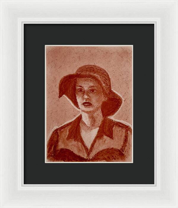 Portrait of Unknown - Framed Print