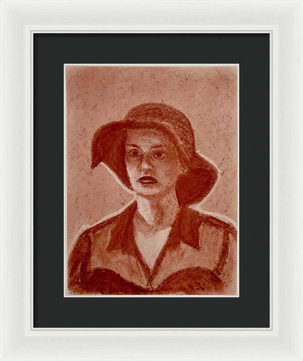 Portrait of Unknown - Framed Print