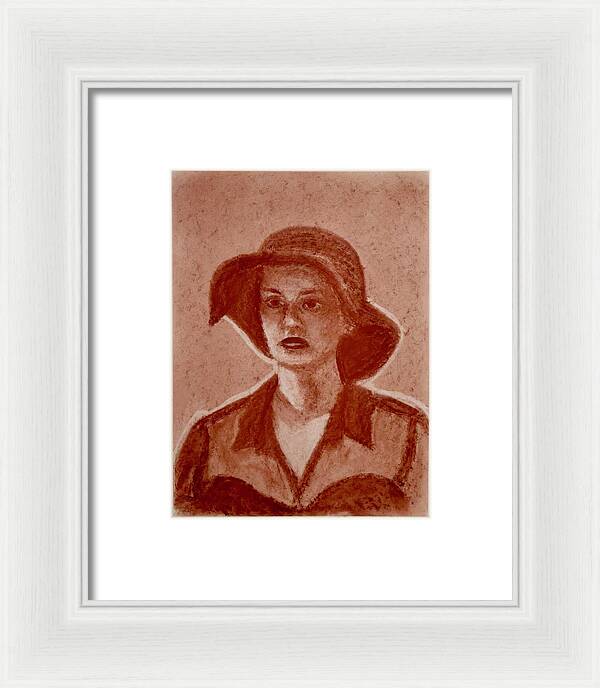 Portrait of Unknown - Framed Print