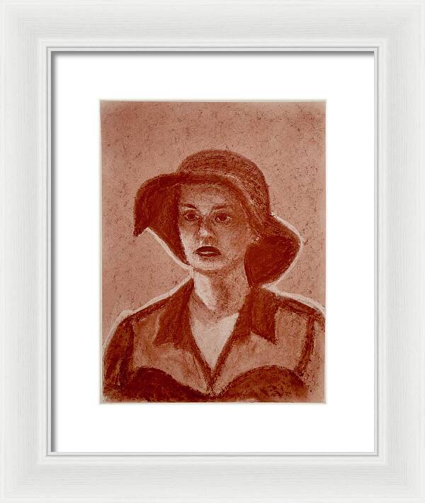 Portrait of Unknown - Framed Print