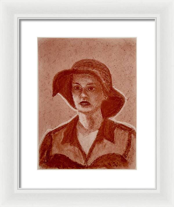 Portrait of Unknown - Framed Print