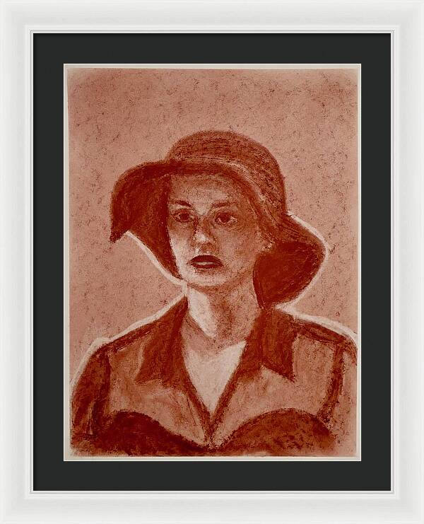 Portrait of Unknown - Framed Print