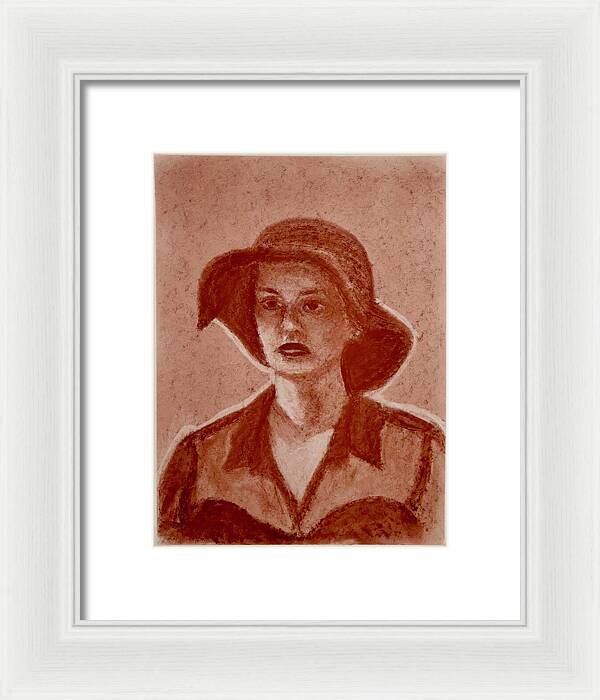 Portrait of Unknown - Framed Print