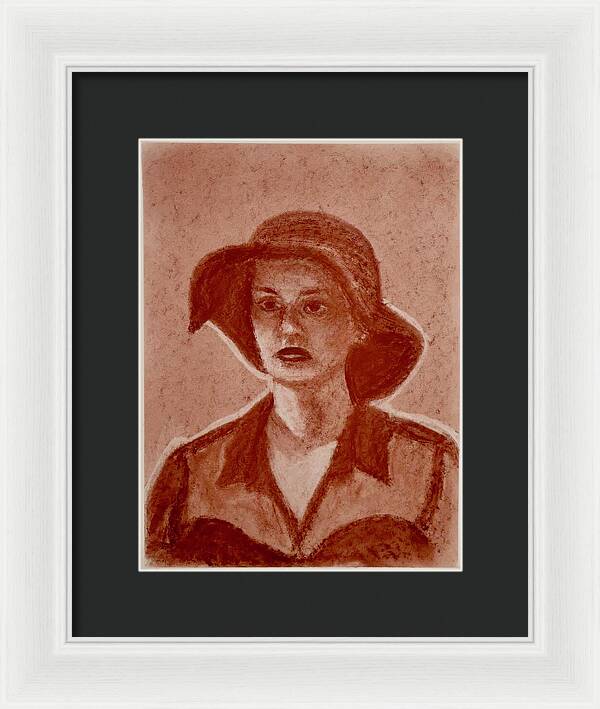 Portrait of Unknown - Framed Print